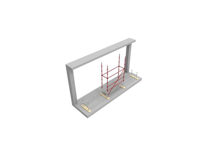 Carrierlift Flanşlı Dış Yapı İskelesi