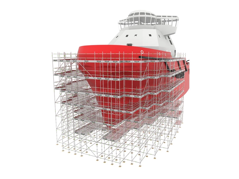 Carrier Lift Flanşlı İskele