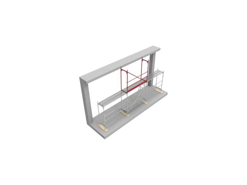Carrier Lift Güvenlikli İskele Kurulumu