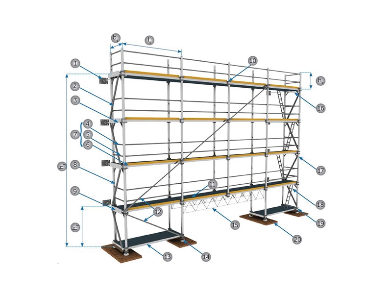 Carrier Lift Güvenlikli İskele